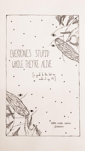 Everyone&#39;s Stupid While They&#39;re Alive: 2017 self-published zine