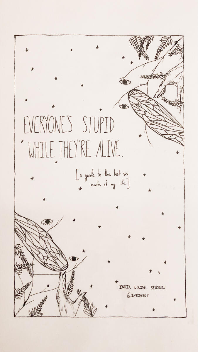 Everyone's Stupid While They're Alive: 2017 self-published zine